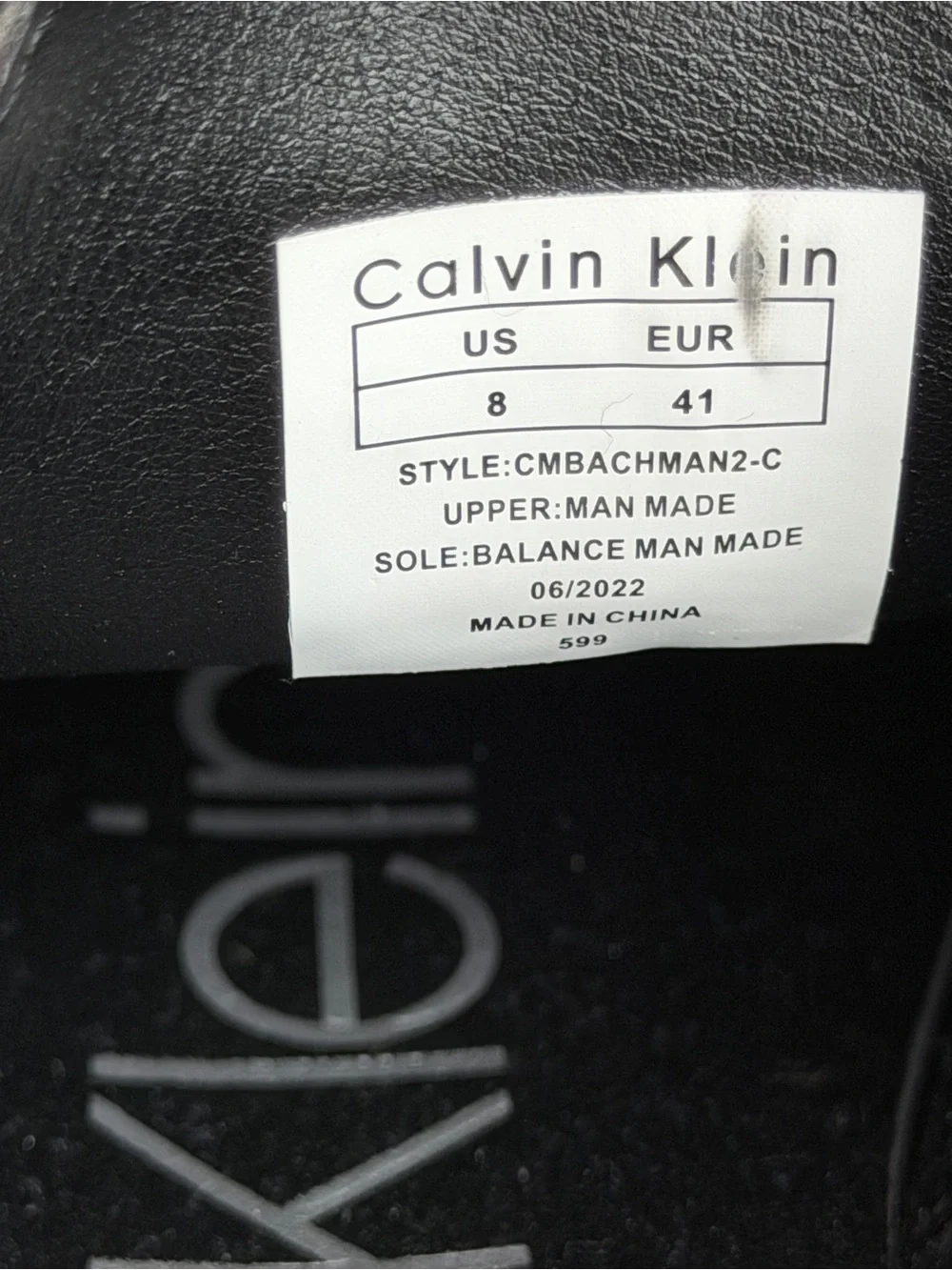 Calvin Klein Men's Black Dress Shoes